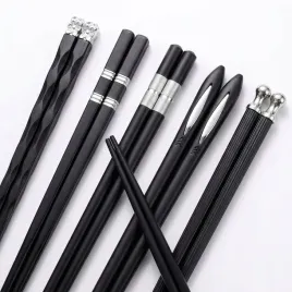 paleczki-chinskie-5-par-czarne-srebrne-premium-do-sushi-wielokrotne-prezent