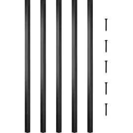 aluminiowe-prety-balustradowe-66x19-cm-101-szt-czarne-z-srubami