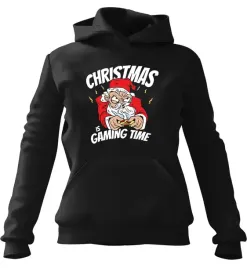 bluza-damska-z-kapturem-christmas-gaming-time-czarna-xl
