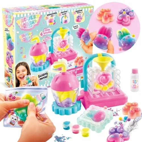 PRACOWNIA GNIOTKÓW DIY squishy zestaw kreatywny do robienia gniotków slime