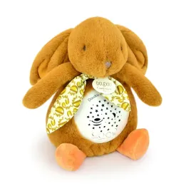 doudou-et-compagnie-lapin-lampka-projektor-muzyczny-19-cm-ochra