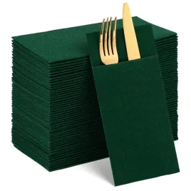 serwetki-papierowe-kieszonka-na-sztucce-60-szt-ciemnozielone-40x40-cm