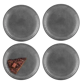 talerze-deserowe-4-szt-174-cm-szklane-ciemne-geometryczne
