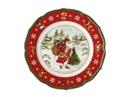 talerz-plaski-swiateczny-22-cm-porcelanowy-okragly-wielokolorowy