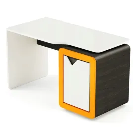 biurko-timoore-frame-pomaranczowy-130-cm-grafitowy