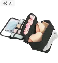 shein-czarny-organizer-na-bielizne-s07-28x11x16cm