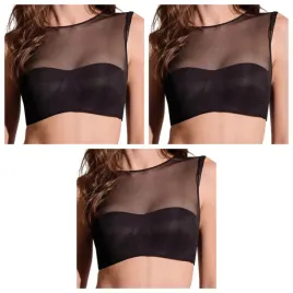 3-szt-top-krotki-lormar-4179-tiulowy-z-biustonoszem-bandeau-czarny-s