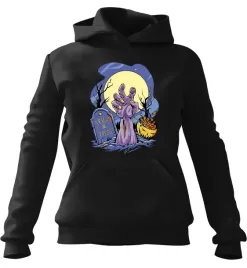 bluza-damska-z-kapturem-reka-zombie-czarna-m