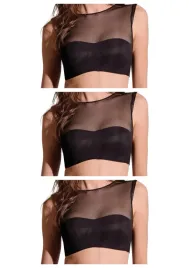 lormar-4179-top-krotki-tiulowy-z-biustonoszem-bandeau-3-szt-czarny-l