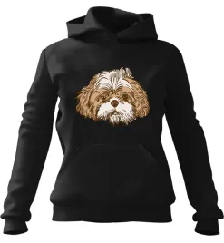 bluza-damska-z-kapturem-pies-shihtzu-czarna-xs