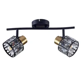 lampa-scienno-sufitowa-zahara-2-e27-czarno-zlota-z-krysztalem-goldlux