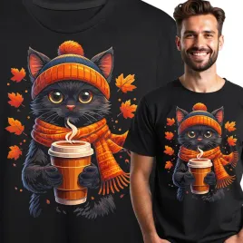 koszulka-meska-jesienny-kot-z-kawa-tshirt-nadrukiem-dynie-kot-jesien-5xl-cz