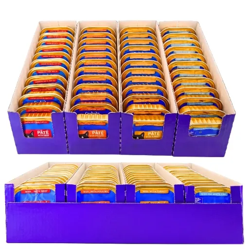 96 szt. x 100g Karma Mokra dla kota Tacka dla kota Zestaw mieszany