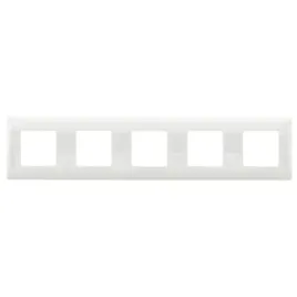 kos-dante-ramka-pieciokrotna-5x-bialy-83x367x9mm-podtynkowa-450485