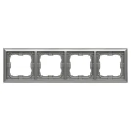 kos-kos66-ramka-czterokrotna-4x-aluminium-83x296x9mm-podtynkowa-664084