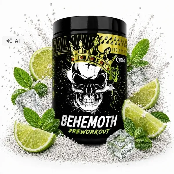 PRZEDTRENINGÓWKA pompa moc Real Pharm BEHEMOTH PREWORKOUT 500g MOJITO