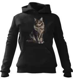 bluza-damska-z-kapturem-kot-maine-coon-czarna-m