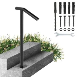 porecz-schodowa-metalowa-2-stopnie-45x96cm-nosnosc-200kg-czarna