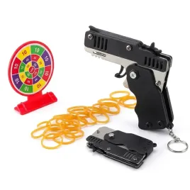 pistolet-na-gumki-zestaw-dla-dzieci-tarcza-gumki-skladany-zabawka-brelok