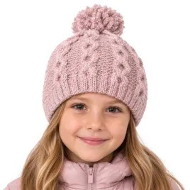 czapka-dziecieca-united-colors-of-benetton-zimowa-z-pomponem-rozowa