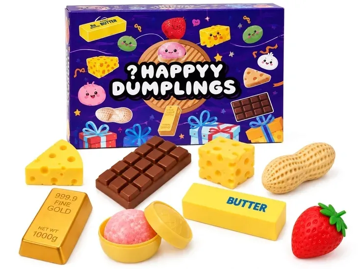 Kalendarz Gniotków Squishy – 8 Pełnowymiarowych Gniotków Niespodzianek