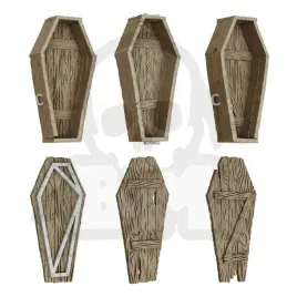 3d-printed-set-dungeon-wooden-coffins-1-48-trumny-z-wiekami-3-kpl