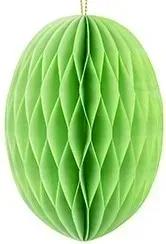 dekoracja-papierowa-zielone-jajko-honeycomb