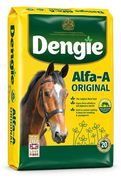 Sieczka dla koni DENGIE Alfa-A Original 15kg lucerna pasza włóknista