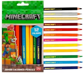 kredki-grube-olowkowe-trojkatne-12-kol-jumbo-minecraft