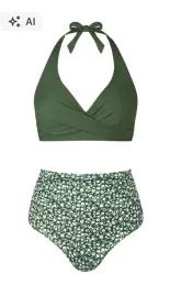 stroj-kapielowy-bikini-wysoki-stan-cupshe-zielony-w-kwiaty-m