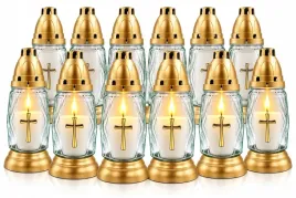 znicz-szklany-znicze-zloty-krzyzyk-ornament-12szt-21cm