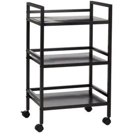 wozek-serwisowy-amazon-basics-3-poziomy-czarny-na-kolkach-metalowy