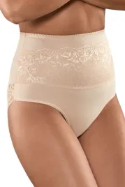 babell-148-figi-modelujace-bezowe-wysoki-stan-koronka-bawelniane-m