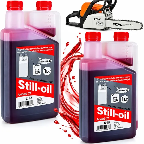 OLEJ DO MIESZANKI PALIWA SILL-OIL DWUSUWOWY KOSY PIŁY SPALINOWA PODKASZARKI