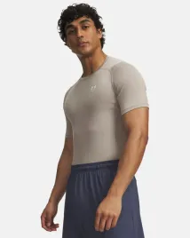 under-armour-heatgear-armour-compression-meska-koszulka-treningowa-bezowa