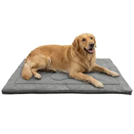 materac-legowisko-dla-psa-98x70cm-duze-poslanie-dla-zwierzat-szary-boucle