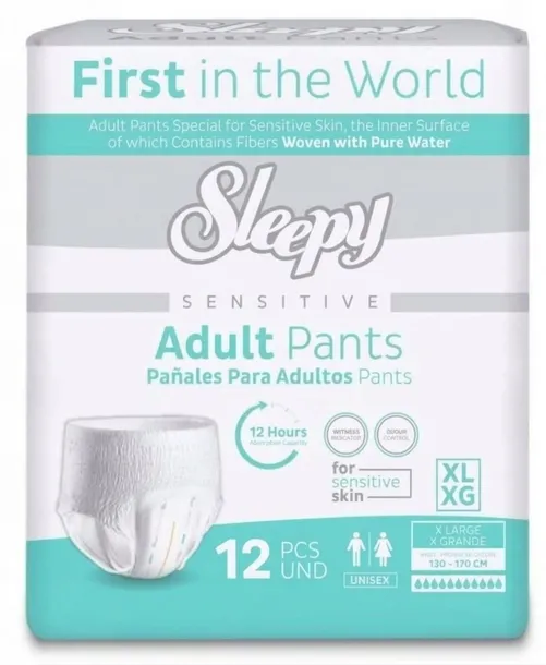Pieluchomajtki majtki chłonne dla dorosłych SLEEPY Pants XL 12 szt