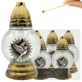 znicz-szklany-na-grob-5-szt-duzy-kula-golab-24cm-z-wkladem-palenia