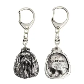 maltanczyk-brelok-posrebrzany-art-dog