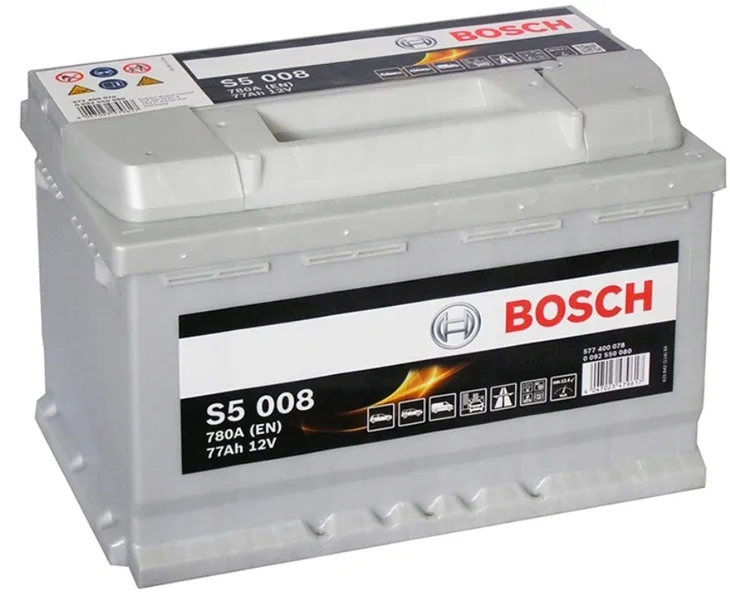 AKUMULATOR 12V BOSCH S5 008 77AH 780A P+ , RADOM