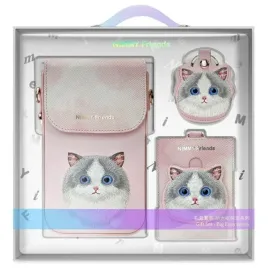 nimmy-zestaw-3w1-torebka-na-telefon-portfel-etui-na-lokalizator-rozowy-pink-big-eyed-pet-2-0-cat