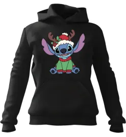 bluza-damska-z-kapturem-stitch-christmas-xs