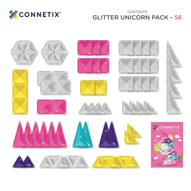 connetix-glitter-unicorn-pack-56-elementow-kod-producenta-810164730138