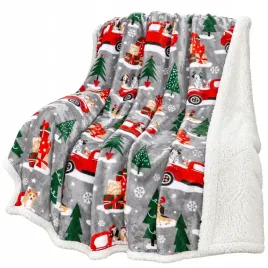 koc-swiateczny-130-x-150-cm-sherpa-pluszowy-ciezarowka-dwustronny