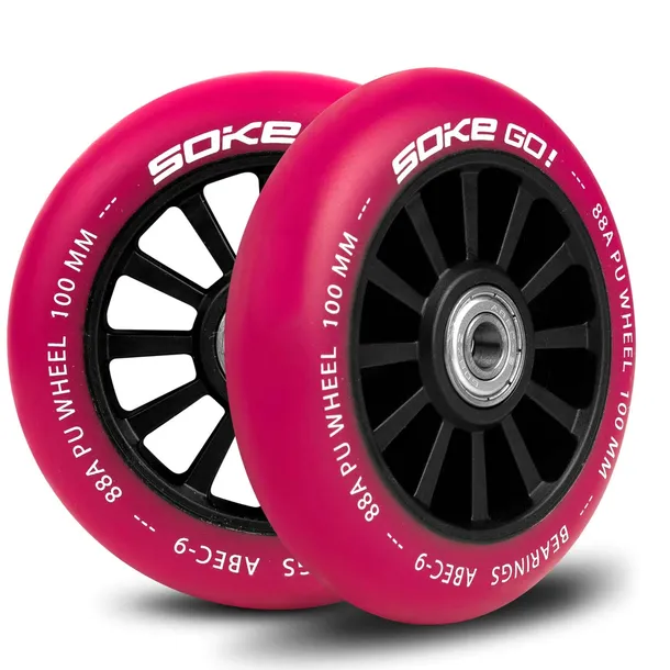 KÓŁKA DO HULAJNOGI WYCZYNOWEJ 100mm ABEC-9 SOKE