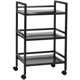 wozek-serwisowy-amazon-basics-3-poziomy-czarny-na-kolkach-metalowy