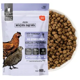 wiejska-zagroda-kurczak-przepiorka-800g-karma-sucha-koty-sterylizowane