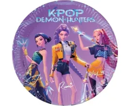 talerzyki-papierowe-k-pop-demon-hunters-fsc-23-cm-8-szt