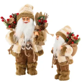 mikolaj-bezowy-stojacy-z-nartami-30-cm-figurka-dekoracja-swiateczna
