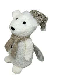 swiateczna-figurka-pluszowa-mis-polarny-boucle-ozdoba-swiateczna
